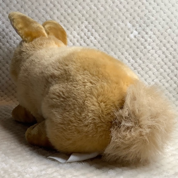 Realistic Plush Golden Tan Bunny Rabbit Stuffed Animal Toy Unbranded - Picture 4 of 11